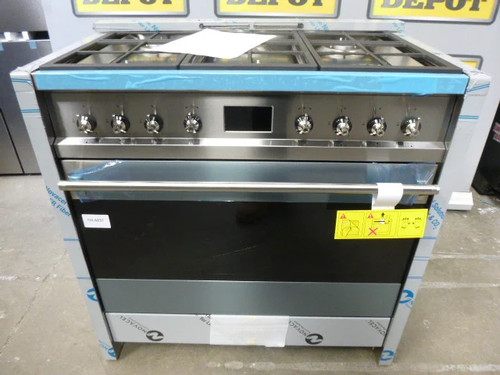 Smeg range cooker - range, stainless