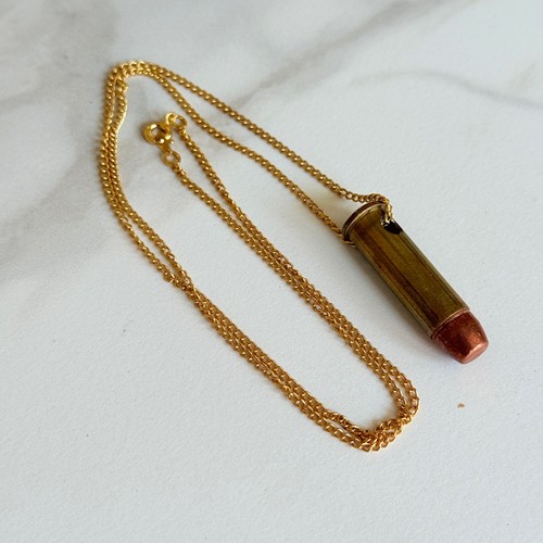 Bullet necklace gold chain - necklace, –
