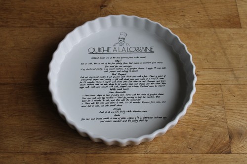Vintage quiche lorraine recipe - quiche,