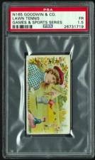 N165 GOODWIN GAMES & SPORTS - LAWN TENNIS - PSA 1.5 FAIR