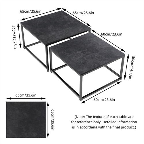 Square real marble large - square,