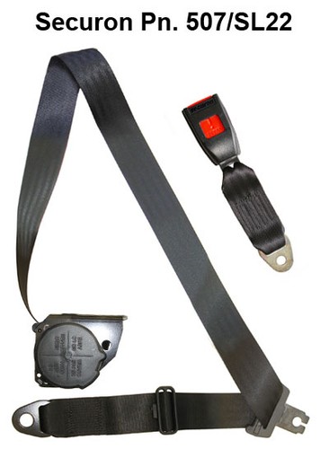 New securon seat belt 507 - seat, 507/sl22