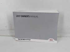 2017 Kia Sorento Owners Manual Book Guide B0NDO