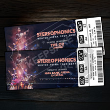 Stereophonics Mock Ticket