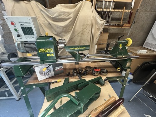 Record power lathe - record, 4