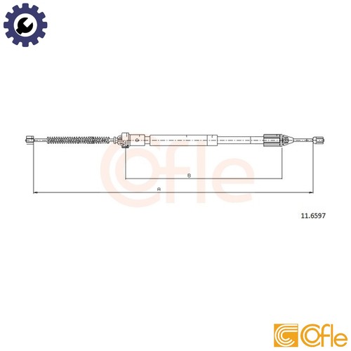 Cable pull parking - cable,