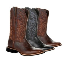 MEN'S BLACK,BROWN COWBOY