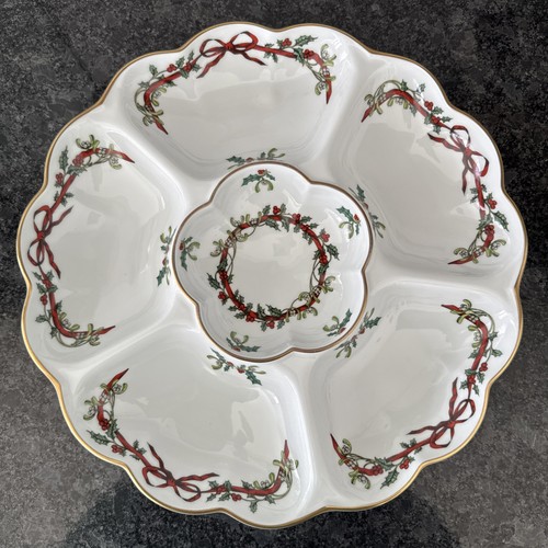 Royal worcester holly ribbons - royal,