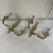Old Pair Of gold brass Metal