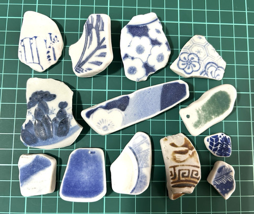 Sea glass pottery from japan - from,
