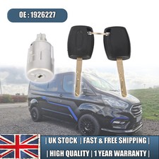 Barrel Lock & 2 Keys Set For Ford Transit MK8 Ignition Custom 2014-2019 1926227