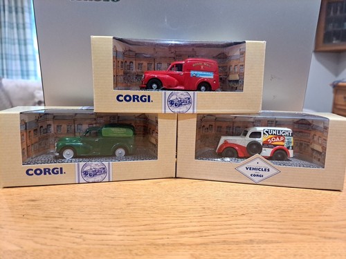 Corgi classic set vans - of,