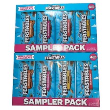 2x 4pk MrBeast Feastables Sample Pack 8 Bars 2.1oz Each Assorted Flavors New