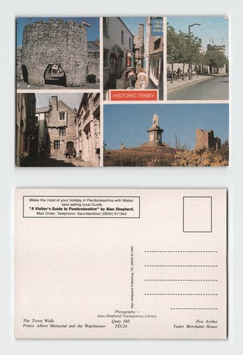Postcard historic tenby - postcard,