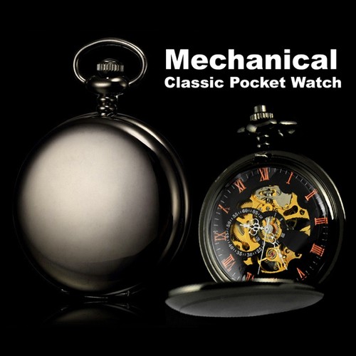 Silver mechanical pocket - silver,