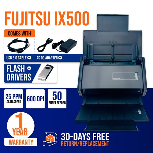 Fujitsu scansnap ix500 - fujitsu, duplex
