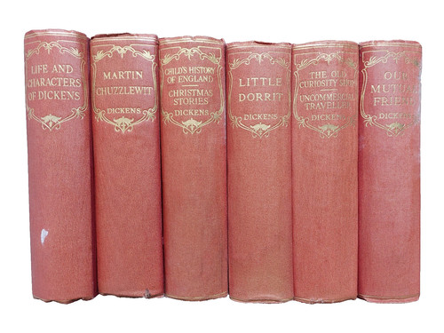 Books charles dickens - 6x,