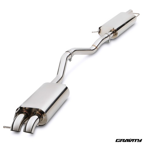 Stainless steel cat back - stainless,