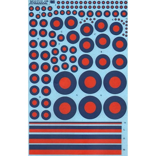 Xtradecal x72165 raf post war - xtradecal,