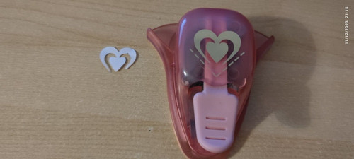 Success heart paper punch - success,