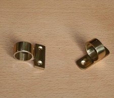 SASH WINDOW RING PULL SOLID BRASS TWO TYPES WITH SCREWS