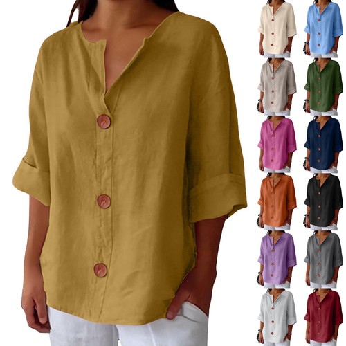 Ladies neck casual tee tops - ladies, v-neck