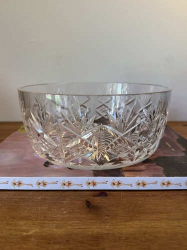 Vintage cut crystal glass - vintage,