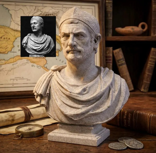 Hannibal barca bust - hannibal,