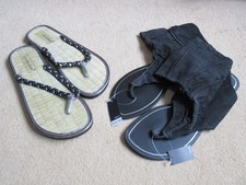 Next NWT Black Open Toed Boot