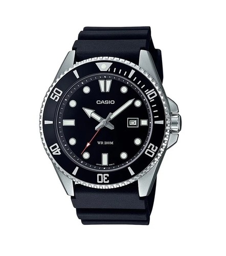 Casio divers resin strap watch - divers,