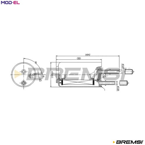 Fuel filter fe2335 for volvo - fuel,