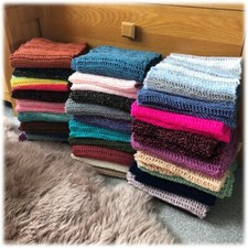 Hand Knitted Acrylic Scarves-Many Designs/Colours Available