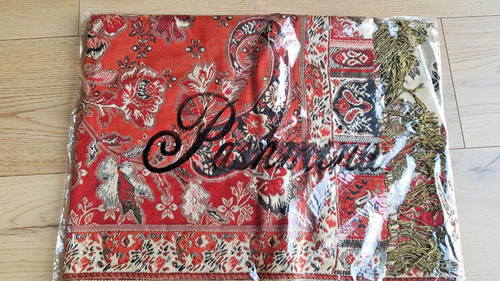 Pashmina classic patten scarf - pashmina,