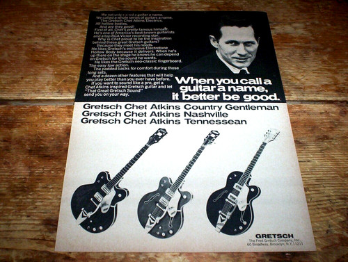 Chet atkins gretsch guitar - atkins, /