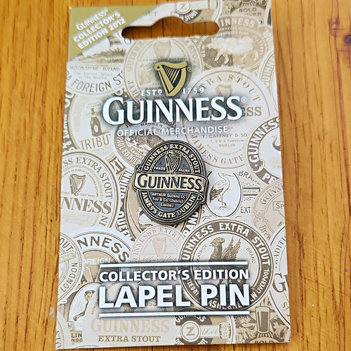Guinness stout metal - guinness, lapel