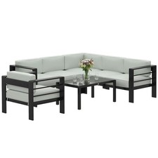 Outsunny Garden Corner Sofa