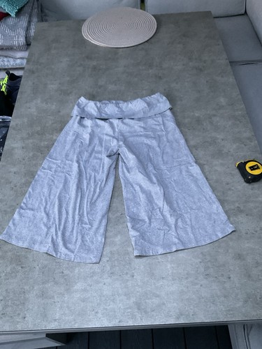 Grey wide leg cropped - leg, culotte