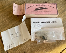 LANGLEY MODELS GAUGE BOX ONLY WITH INSTRUCTIONS & UNTESTED MOTOR - INCOMPLETE