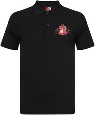 SUNDERLAND Football Polo Shirt Mens LARGE Official Team Logo T Top SP4