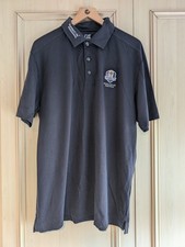 Ryder Cup Mens Polo Shirt Large Navy Blue Short Sleeve Golf Top