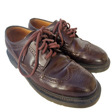 Brown Leather Brogues Air sole Men's Size 8 Made in England