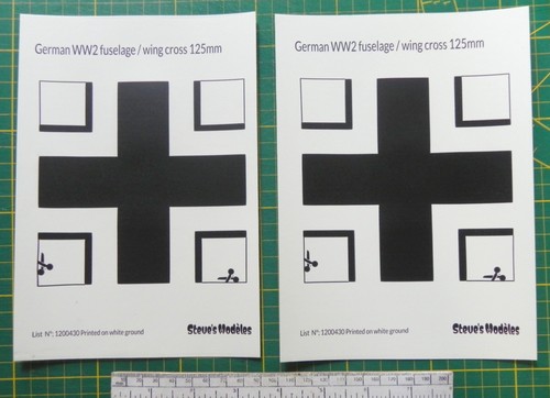 Ww2 german water slide decals - german,
