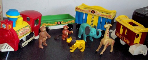 Vintage fisher price circus - vintage,