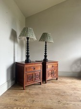 Pair of Chinese bedside