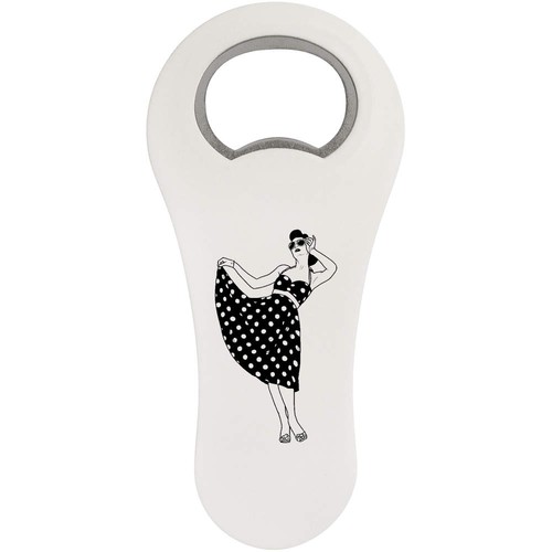 50s style woman bottle - woman',