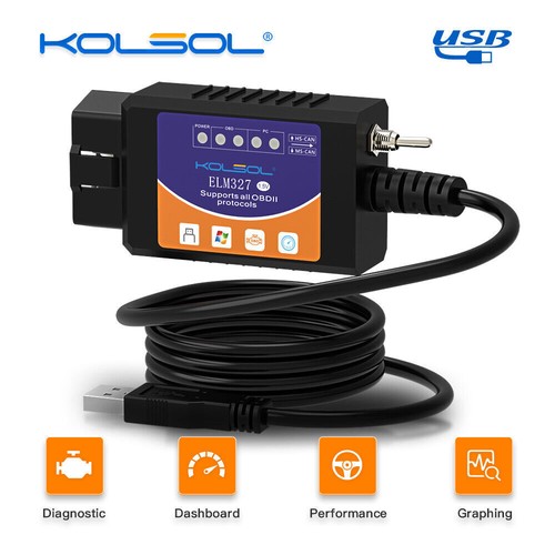 New elm327 usb - modified, obd2