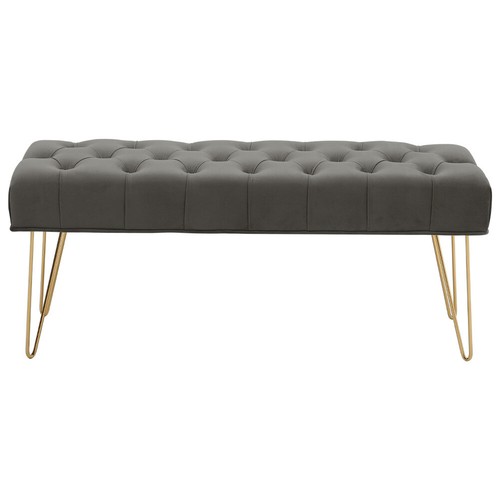 Velvet long seat bench dining - velvet,