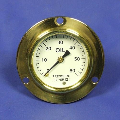 Vintage car oil pressure - oil, gauge
