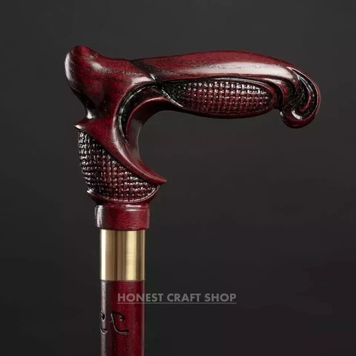 Derby wooden walking stick - wooden,