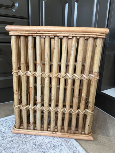 Vintage bamboo rattan